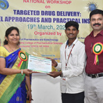 National Workshop on Targeted Drug Delivery Novel Approaches and Practical Insights- 19th March 2022